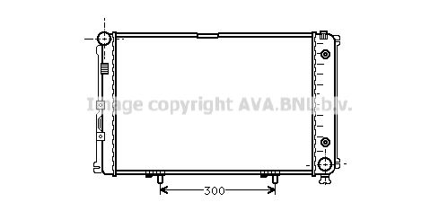 AVA QUALITY COOLING Radiaator,mootorijahutus MS2061